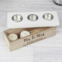 Personalised Free Text Triple Tea Light Box Extra Image 3 Preview